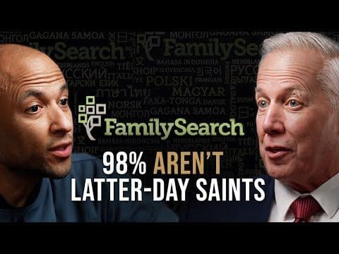 These Untold Stories Explain Why Millions Are Turning to FamilySearch, Elder Kevin S. Hamilton, E48
